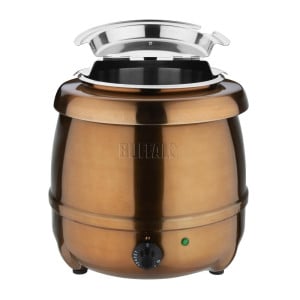 Copper Soup Pot 10 L - Buffalo - Fourniresto