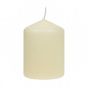 Velas cilíndricas marfil Ø 60 mm - Lote de 12 - FourniResto - Fourniresto