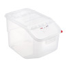 Caja de ingredientes transparente 50 L - Araven - Fourniresto