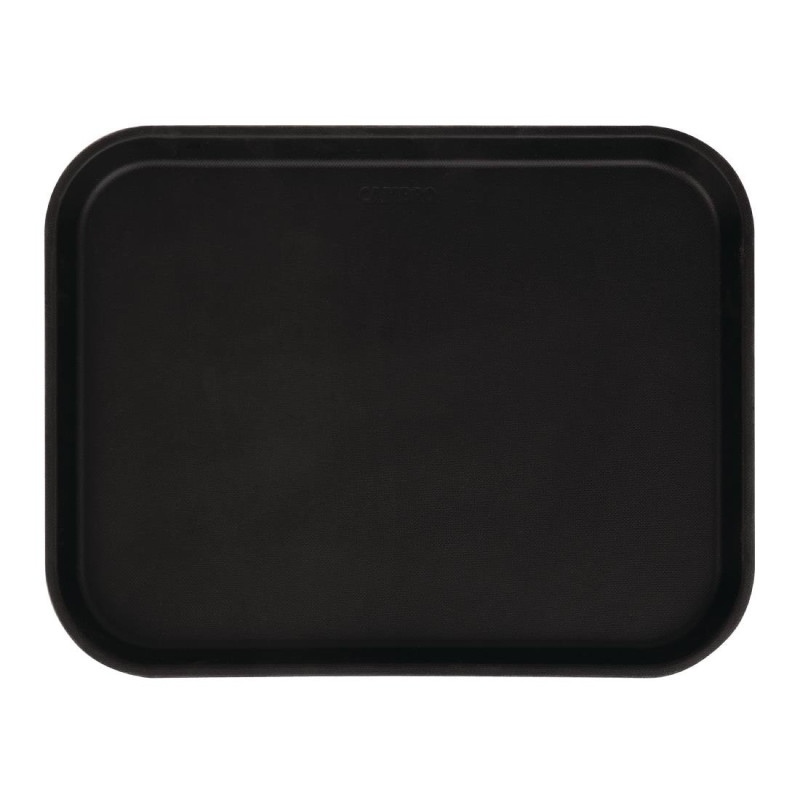 Bandeja rectangular antideslizante de fibra de vidrio Camtread negro 45,7 cm - Cambro - Fourniresto