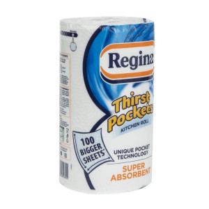 Papel de cocina Regina Thirst Pockets 100 hojas - Paquete de 6 - FourniResto - Fourniresto