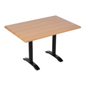 Tablero de mesa rectangular preperforado de haya - Bolero - Fourniresto