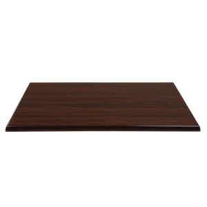 Tabla de mesa rectangular preperforada marrón oscuro - Bolero - Fourniresto