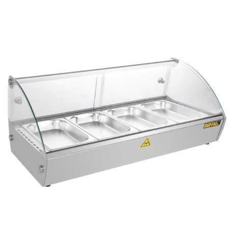 Vitrina de autoservicio caliente Slim 220L - Buffalo - Fourniresto