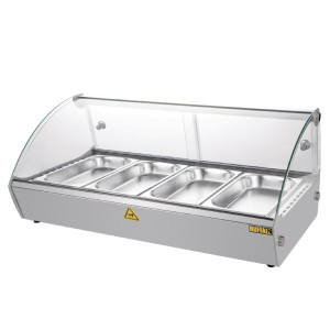 Vitrina de autoservicio caliente Slim 220L - Buffalo - Fourniresto