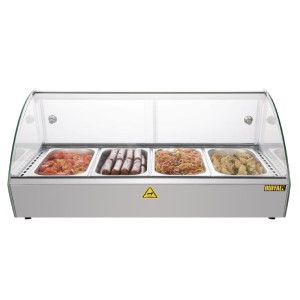 Vitrina de autoservicio caliente Slim 220L - Buffalo - Fourniresto