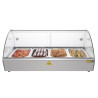 Vitrine Libre Service Chauffante Slim 220L - Buffalo - Fourniresto