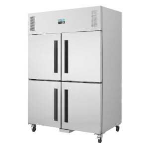 Armario refrigerado positivo de 2 puertas GN 2/1 Serie G 1200 L - Polar - Fourniresto