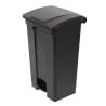 Cubo de basura de cocina con pedal negro 87L - Jantex - Fourniresto