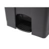 Cubo de basura de cocina con pedal negro 87L - Jantex - Fourniresto