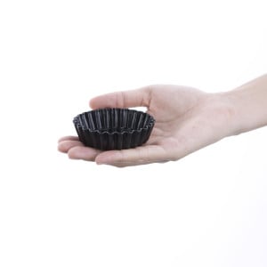 Molde para tartaletas canelé antiadherente con fondo desmontable de 8 cm - Lote de 3 - Vogue - Fourniresto