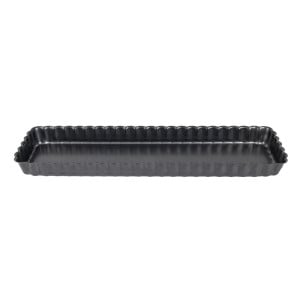 Molde para tarta rectangular antiadherente con fondo desmontable de 360 mm - De Buyer - Fourniresto