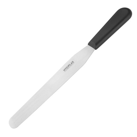 Cuchillo espátula de hoja recta de acero inoxidable de 255 mm - Hygiplas - Fourniresto