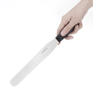 Cuchillo espátula de hoja recta de acero inoxidable de 255 mm - Hygiplas - Fourniresto