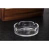 Small Stackable Glass Ashtray Ø107 mm - Pack of 24 - Olympia - Fourniresto