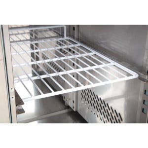 Zócalo refrigerado positivo GN 1/1 Serie U 2 puertas 214L - Polar - Fourniresto