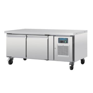 Zócalo refrigerado positivo GN 1/1 Serie U 2 puertas 214L - Polar - Fourniresto