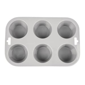 Flexible Silicone 6 Muffin Tray - Vogue - Fourniresto