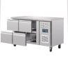 Refrigerated Table GN 1/1 Ventilated 4 Drawers Series U 314L - Polar - Fourniresto