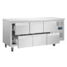 Mesa Refrigerada GN 1/1 Ventilada 6 Cajones Serie U 465L - Polar - Fourniresto