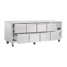 Mesa Refrigerada GN 1/1 Ventilada 8 Cajones Serie U 616L - Polar - Fourniresto