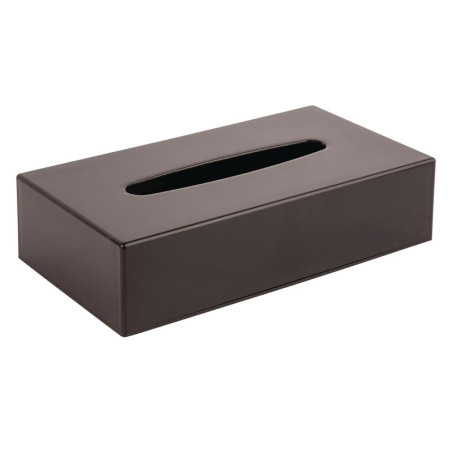 Caja de pañuelos rectangular negra - Bolero - Fourniresto