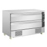 Zócalo Doble Refrigerado 2 Cajones Serie U 6x GN 1/1 - Polar - Fourniresto