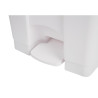 Cubo de basura de cocina con pedal blanco 45L - Jantex - Fourniresto