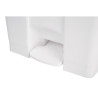 Cubo de basura de cocina con pedal blanco 87L - Jantex - Fourniresto