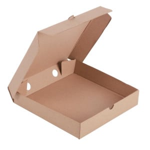 Cajas de pizza Kraft de 23 cm - Paquete de 100 - Fiesta Green - Fourniresto