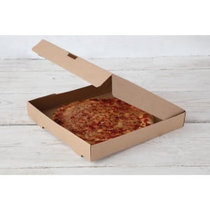 Cajas de pizza Kraft de 30 cm - Paquete de 100 - Fiesta Green - Fourniresto