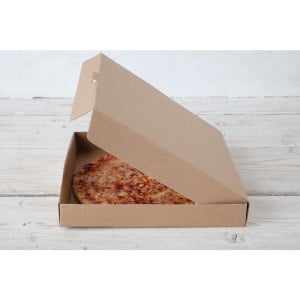 Kraft Pizza Boxes 30cm - Pack of 100 - Fiesta Green - Fourniresto