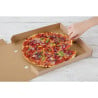 Cajas de pizza Kraft de 35 cm - Lote de 50 - Fiesta Green - Fourniresto