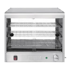 Economical 30-Pie Capacity Heated Display Case - Buffalo - Fourniresto