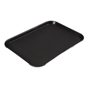 Bandejarectangularnegra de polipropileno para comida rápida de 410 mm - Cambro - Fourniresto