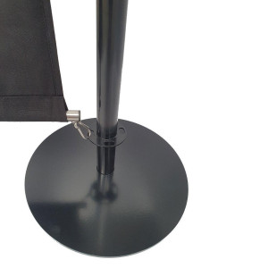 Black Flat Top Welcome Post Sold Individually - Bolero - Fourniresto