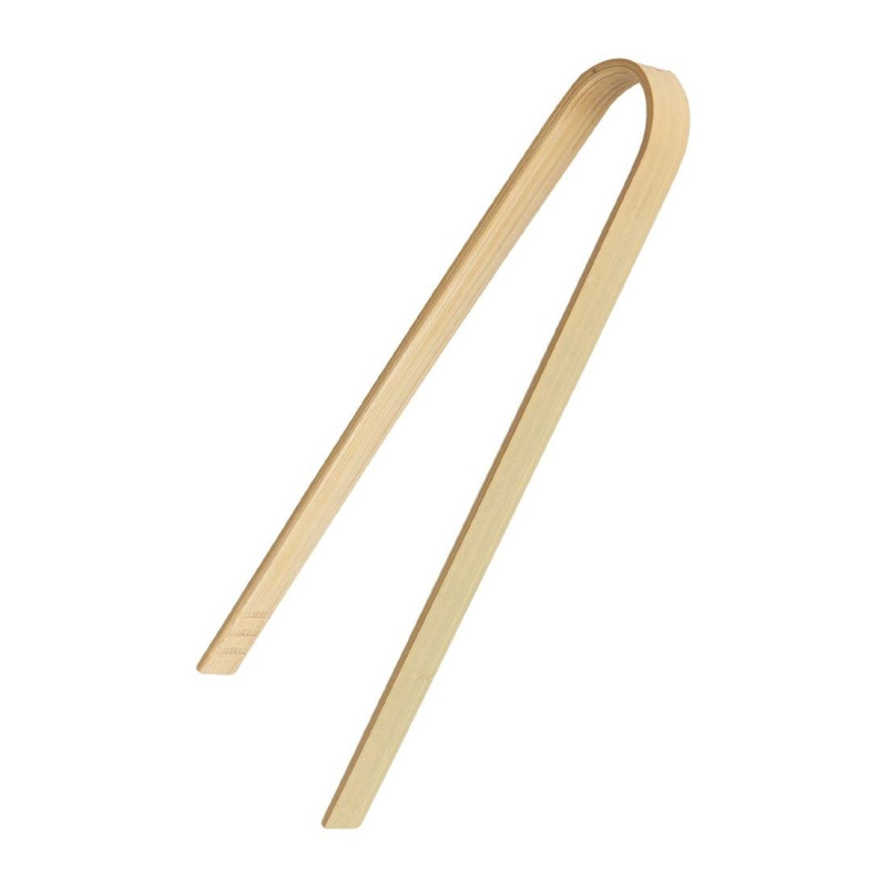 Bamboo Tongs 160mm - Pack of 50 - Fiesta Green - Fourniresto