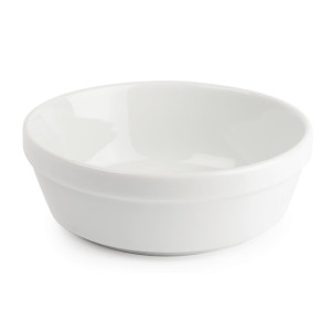 White Round Gratin Dishes Ø 137mm - Set of 6 - Olympia - Fourniresto