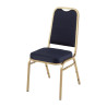 Blue Square Back Banquet Chairs - Set of 4 - Bolero - Fourniresto