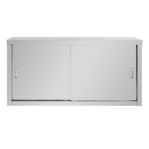 Vogue 1200mm Stainless Steel Wall Cupboard - Optimized Hygiene and Space