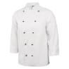 Chaqueta de cocina unisex Chicago de manga larga blanca talla L - Whites Chefs Clothing - Fourniresto