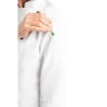 Unisex Chicago Long Sleeve White Chef Jacket Size M - Whites Chefs Clothing - Fourniresto