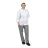 Pantalón de cocina unisex Vegas cuadros pequeños blancos y negros talla M - Whites Chefs Clothing - Fourniresto