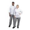 Pantalón de cocina unisex Vegas cuadros pequeños negros y blancos talla XS - Whites Chefs Clothing - Fourniresto