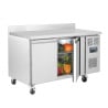 Refrigerated Negative 2-Door Table with Backsplash Series U - 282L - Polar