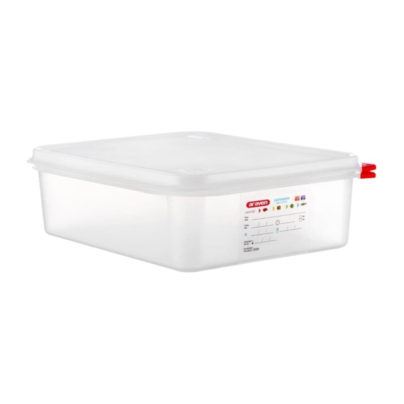 Caja de alimentos GN1/2 6,5L - Lote de 4 - Araven - Fourniresto