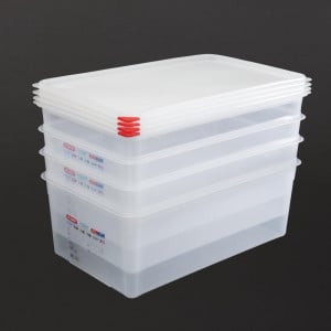 Caja de alimentos GN1/1 28L - Lote de 4 - Araven - Fourniresto