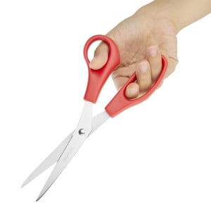 Red Scissors - L 203mm - Hygiplas