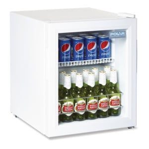 Vitrina refrigerada de mostrador blanca de la serie C - 46L - Polar - Fourniresto