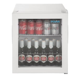 Vitrina refrigerada de mostrador blanca de la serie C - 46L - Polar - Fourniresto